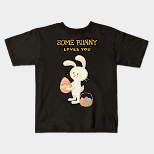 Some Bunny Loves You Kids T-Shirt